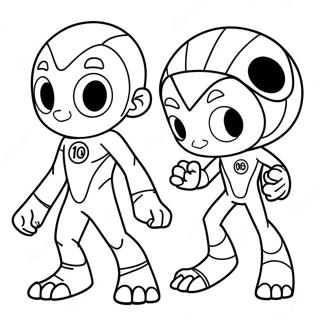 Ben 10 Eliyn Maarpiddi Rngul Peejii 26525-5788